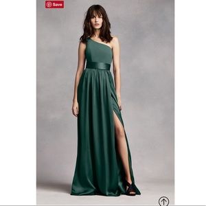Vera Wang one shoulder bridesmaid dress size 0